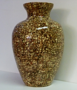 Vase technique mosaique
