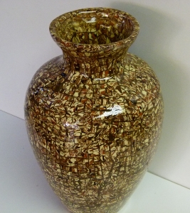 Grand vase mosaïque